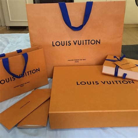 louis vuitton paper bag and box|Louis Vuitton paper shopping bag.